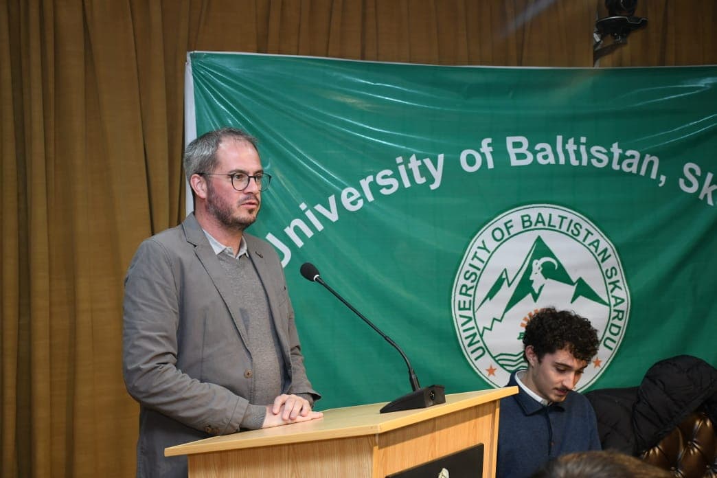 A one-day workshop on the topic of civic education for madrassa and university students was organized at the University of Baltistan in collaboration with GRD and FES.